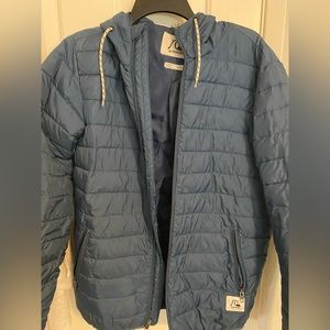 Quicksilver hooded puffer
